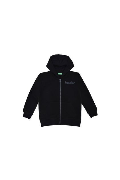 Benetton Hooded Zippered Sweatshirt