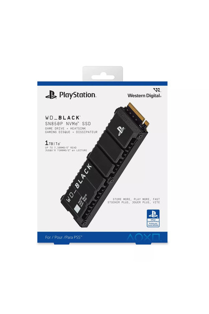 Playstation Studios Wd Black SN850P Nvme Ps5 Game Drive 1tb