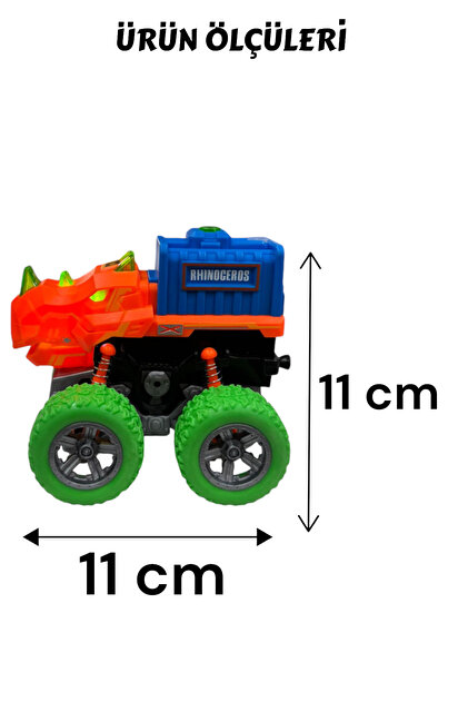 YILDIRIM OYUNCAK Sürtmeli Sesli Işıklı Ağız Kısmı Açılabilen 11 cm