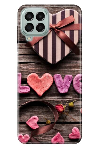 Samsung Galaxy M33 Compatible Case 0.4mm Laser Cut Silicone - Love Suss