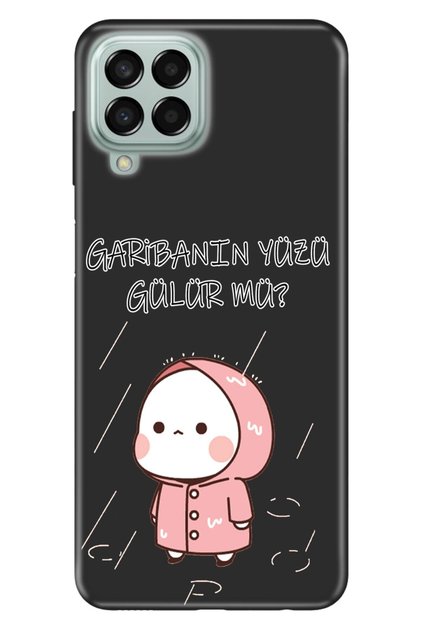 Samsung Galaxy M33 Compatible Case 0.4mm Laser Cut Silicone - Does the Face of the Gariban Make You Laugh?