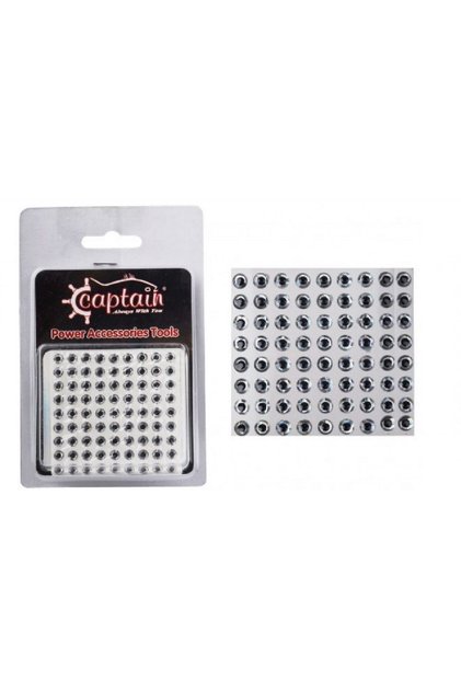 7631 Göz 5mm Silikon Damla Göz 81'i Paket