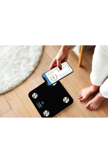 QU 200 BT CAM VÜCUT ANALİZ BASKÜL (BLUETOOTH + TERMOMETRE