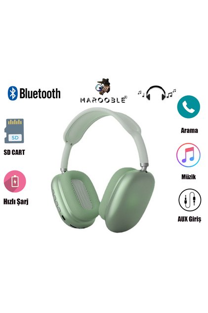 P9 Plus Kablosuz 5.0 Mikrofonlu Bluetooth Kulaklık P9 Kulaklık
