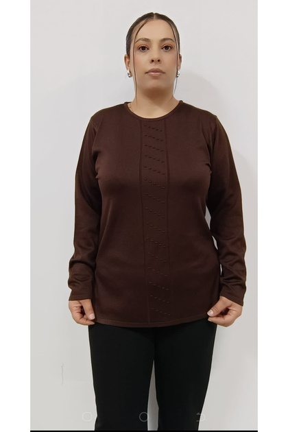 AKŞEN GİYİM BÜYÜK BEDEN İNCE MERSERİZE SOĞUK İP KUMAŞ 70 CM ÖNÜ