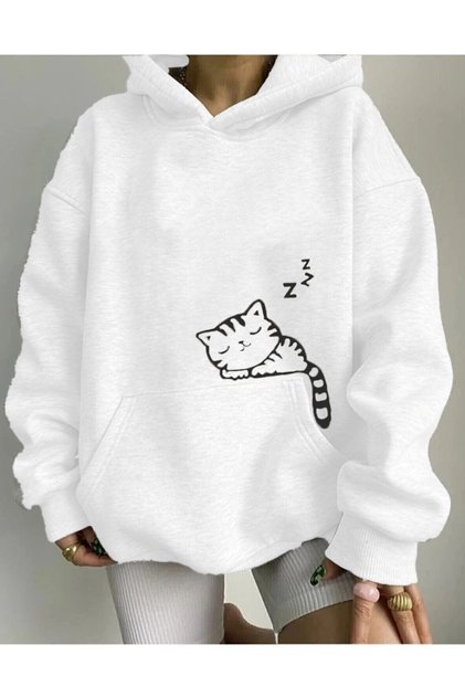 Clothing White Women's Hoodie Sweat byclasman