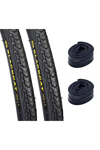 DMS Black Cat 5‘3 Bike And Art Black Cat A207 3mm Zırhlı Ön Arka Iç Dış Lastik