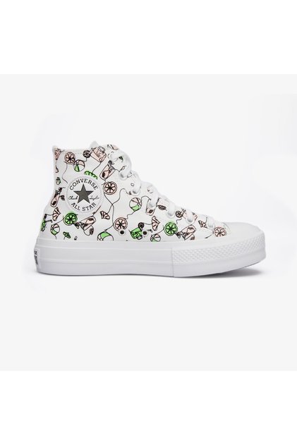 Chuck Taylor All Star Lift Pink Lemonade Unisex Beyaz Platform Sneaker
