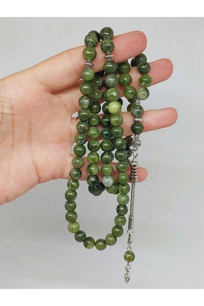 Jade Stone 99 Prayer Beads 8mm (15009)