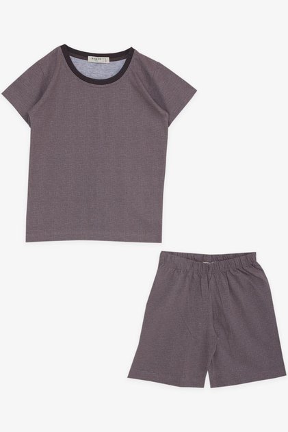 Girls & Boys Baby Boy Shorts Pajama Set Smileyface Acorn Patterned 9 Months-3 Years, Vizo