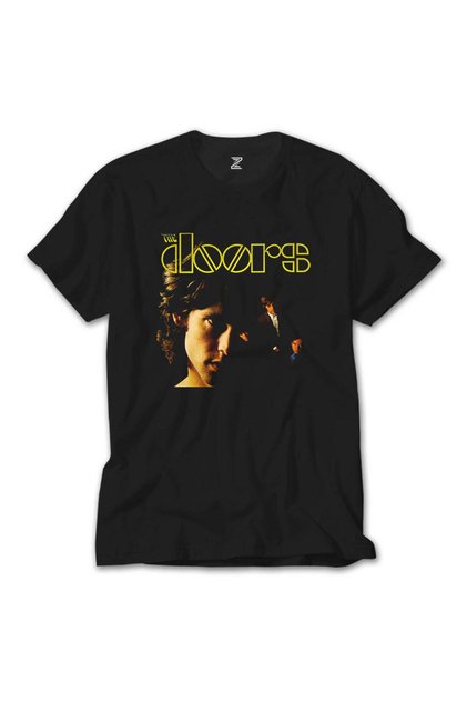Черна тениска The Doors