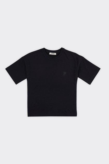 Unisex Kids Short Sleeve Black T-Shirt