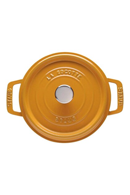 STAUB La Cocotte 26cm 5,25Lt. Yuvarlak Döküm Tencere Hardal