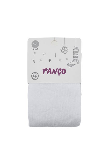 Girl's Cotton White Pantyhose