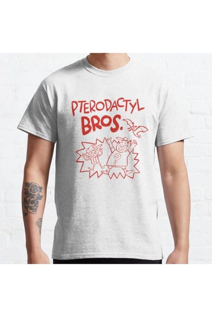 Loose Fit Unisex Gravity Falls Pterodactyl Bros Design Printed T-shirt
