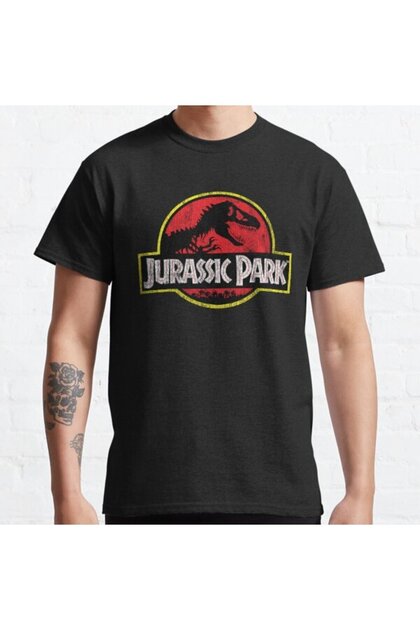 ZOKAWEAR Bol Kalıp Unisex Jurassic Park Vintage Tyrannosaurus Rex