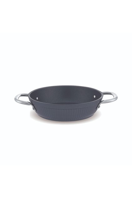 | Fms 20 cm Granite Coral Sahan | Gray | Non-Stick & Scratch-Resistant | Oil-Free Cooking |