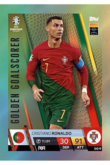 Topps Match Attax Euro 2024 Futbol Kartları Golden Goalscorer
