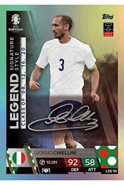 Topps Match Attax Euro 2024 Futbol Kartları Legend Signature Style