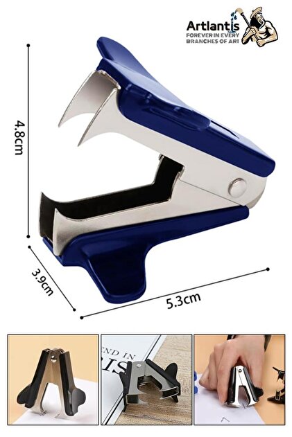 Staple Remover 1Pcs 24/6 & No 10 Staple Wire Extractor Stainless Steel Metal Staple Remover