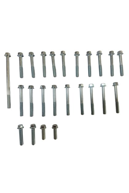 Cg 100 - 125 - 150 - 200 Motor Blok Vida Seti ( 24 Parça )