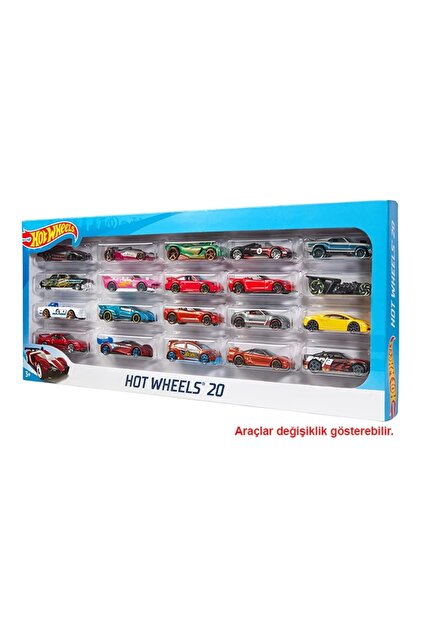 Hot Wheels ミニカーセット 多数 HOT WHEELS MTL-H7045 20 Lİ ARABA SETİ - Fiyatı, Yorumları