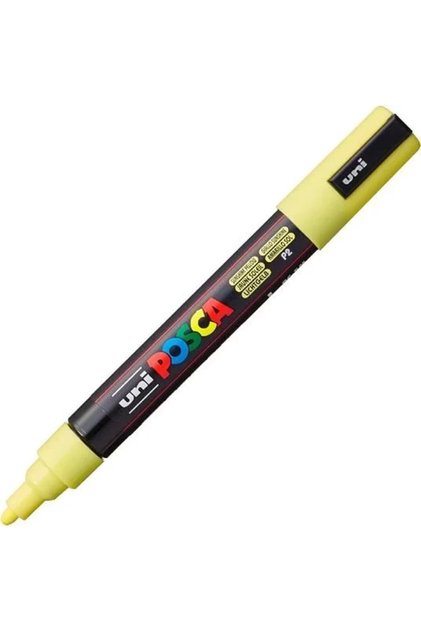 Uni Posca Water-Based Poster Marker Pc-5M 1.8-2.5 Sun Yellow