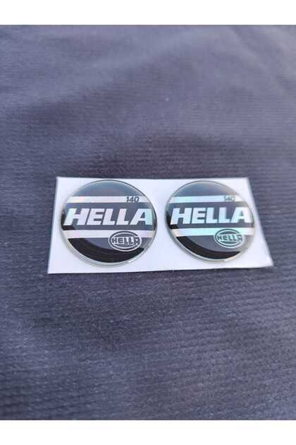 HELLA HOLOGRAM PLAKA PULU 2 ADET STİCKER OTO-MOTO AKSESUAR