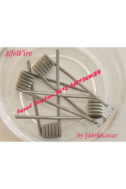 EFE COİLS 2 CORE FUSED CLAPTON ALL Nİ80