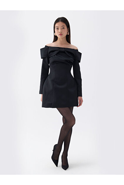 nocturne tulle backless dress Sequin-Tulle Backless Long Prom Dress