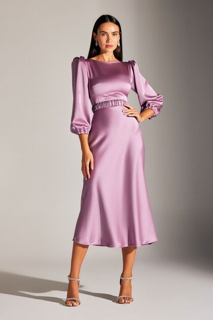 Betty & Sam Heleny Special Design Lilac Engagement Dress- Trendyol
