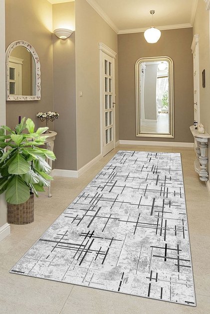 Machine washable non-slip base stain-resistant modern cutting runner kitchen runner carpet runner
