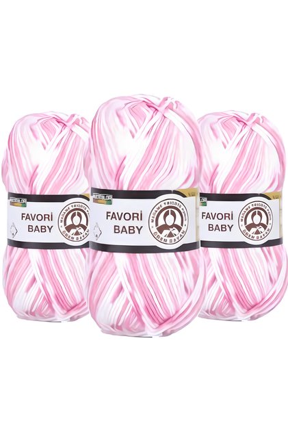 Favourite Baby Hand Knitting Thread 100gr 0652 3 Pieces