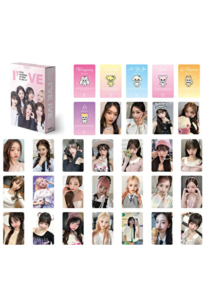 Choice 55pcs/set Kpop Lomo Cards Jang WonYoung Yujin Photocards
