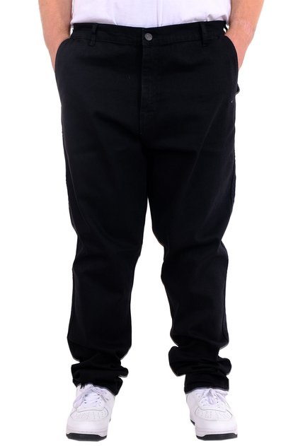 Mode XL Large Size Men's Jeans with Side Pocket Chino 18880 Black