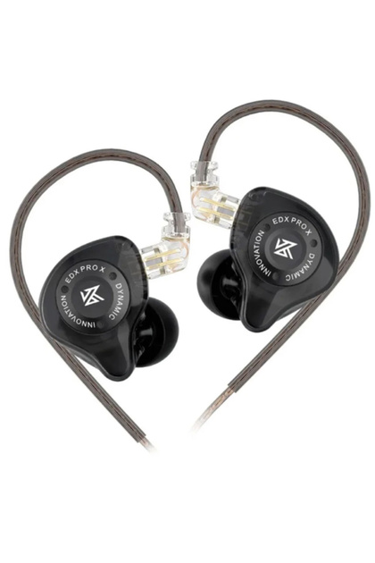 KZ EDX Pro X Dinamik Sürücü HiFi IEM Kablolu Kulak İçi Kulaklık