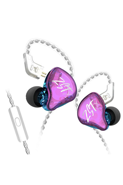 KZ ZST X Hibrit Sürücü In Ear Monitör IEM Kablolu Kulak İçi Oyuncu