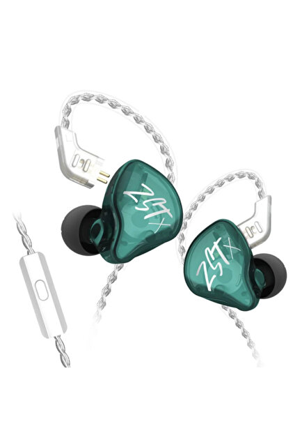 KZ ZST X Hibrit Sürücü In Ear Monitör IEM Kablolu Kulak İçi Oyuncu