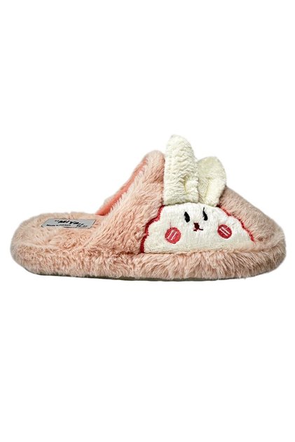 Plush House Slippers Women's Rabbit Figure House Slippers