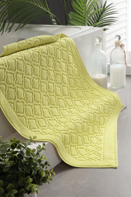 Neşe Home Eva 50x75 cm Ayak Havlusu Sarı – %100 Pamuklu, Yumuşak ve Emici