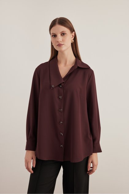 Handkerchief Collar Blouse