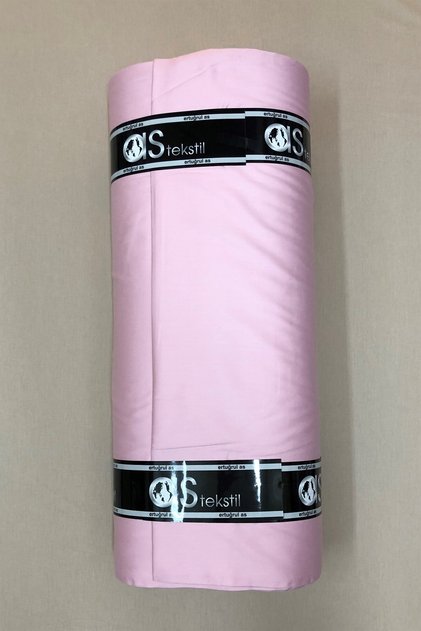 Cotton Satin Fabric Powder Pink 100% Cotton Luxury (1 Meter)