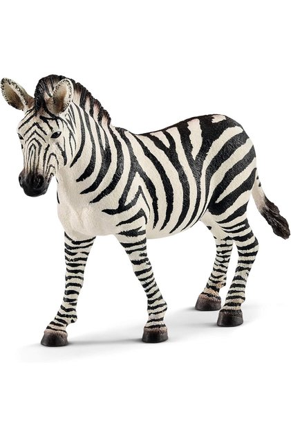 14810 Zebra Female Figurine – Realistic African Savannah Model for Kids (Ages 3–8)