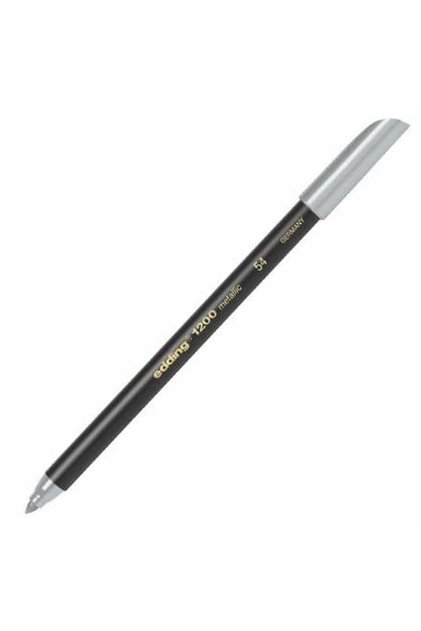 Eddıng 1200 Graphic Pen Metallic Silver
