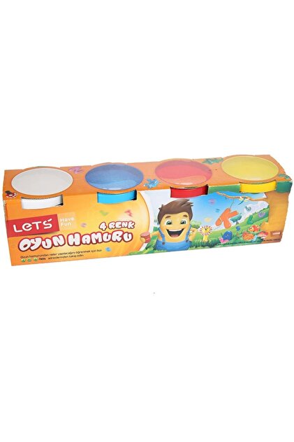 Lets Oyun Hamuru 4'lü 600 g Normal Renkler Fiyatı, Yorumları