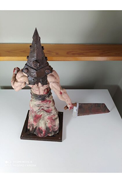 Kingdom of 3D Pyramid Head Figür, Silent Hill 2 Heykel, Büyük Boy