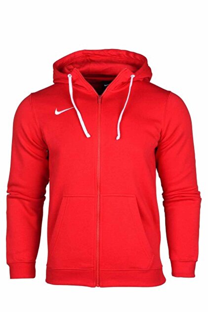 Nike M Flc Park20 Fz Hoodie Erkek Sweatshirt CW6887-657-Kırmızı