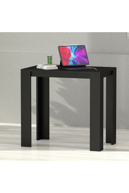 Modern Study Desk Support, Modern Executive Desks Ideal for Office, Home - Black