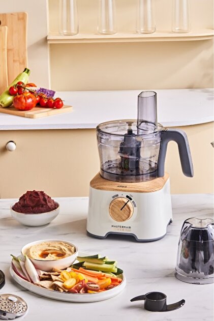 Karaca Mastermaid Power Max 11 in 1 2500W Mutfak Robotu Wood Craft