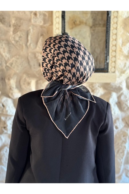 Women's Cotton Soft Scarf Goose Foot Pattern